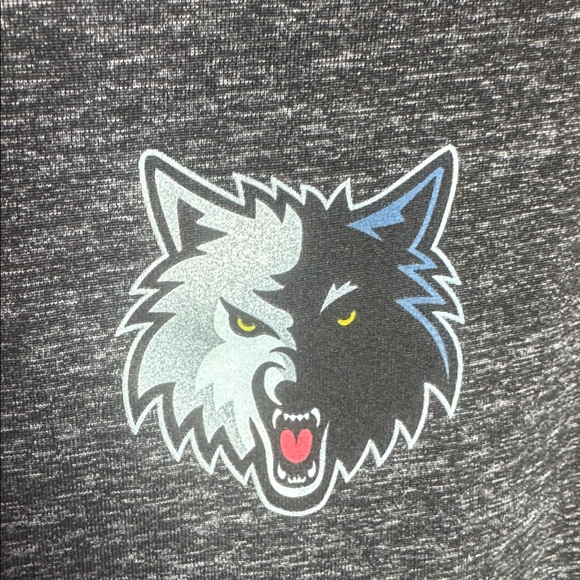 NWOT Adidas Minnesota Timberwolves Charcoal Ultimate Tee 1/4 Zip XL Climalite - Picture 4 of 8